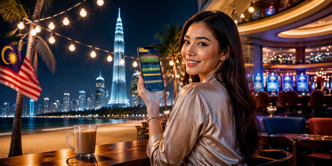 Pengguna sl2 Kuala Lumpur menggunakan aplikasi kasino pada telefon