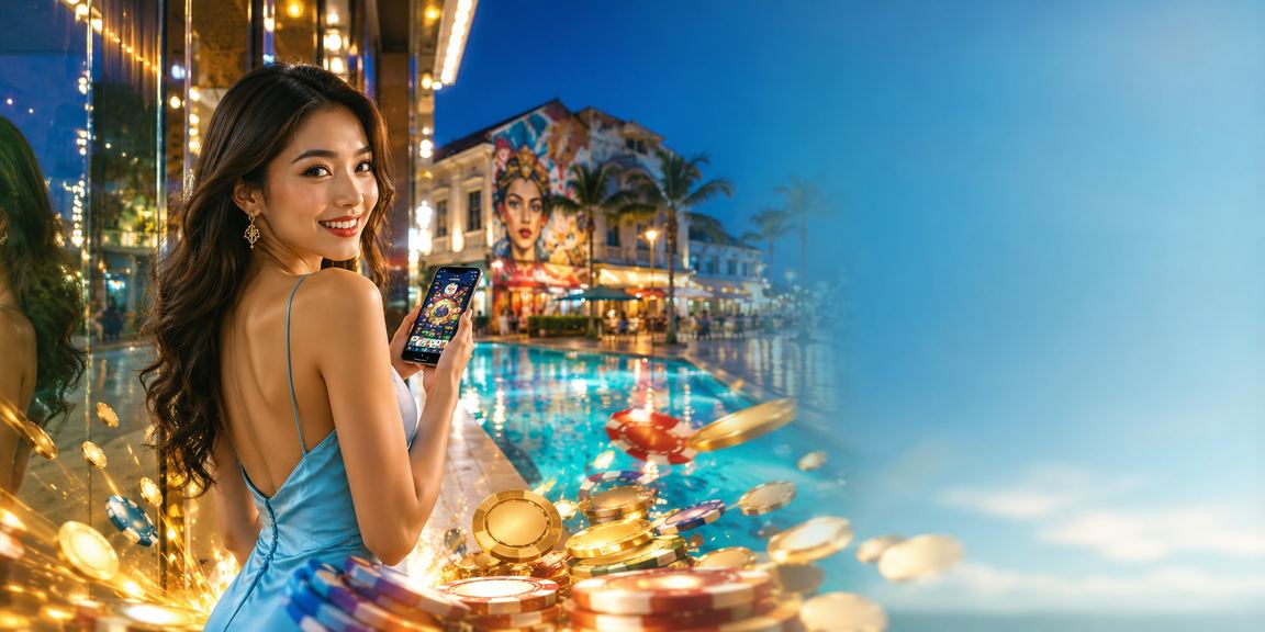 Pengguna Pulau Pinang mengakses promosi kasino melalui telefon pintar